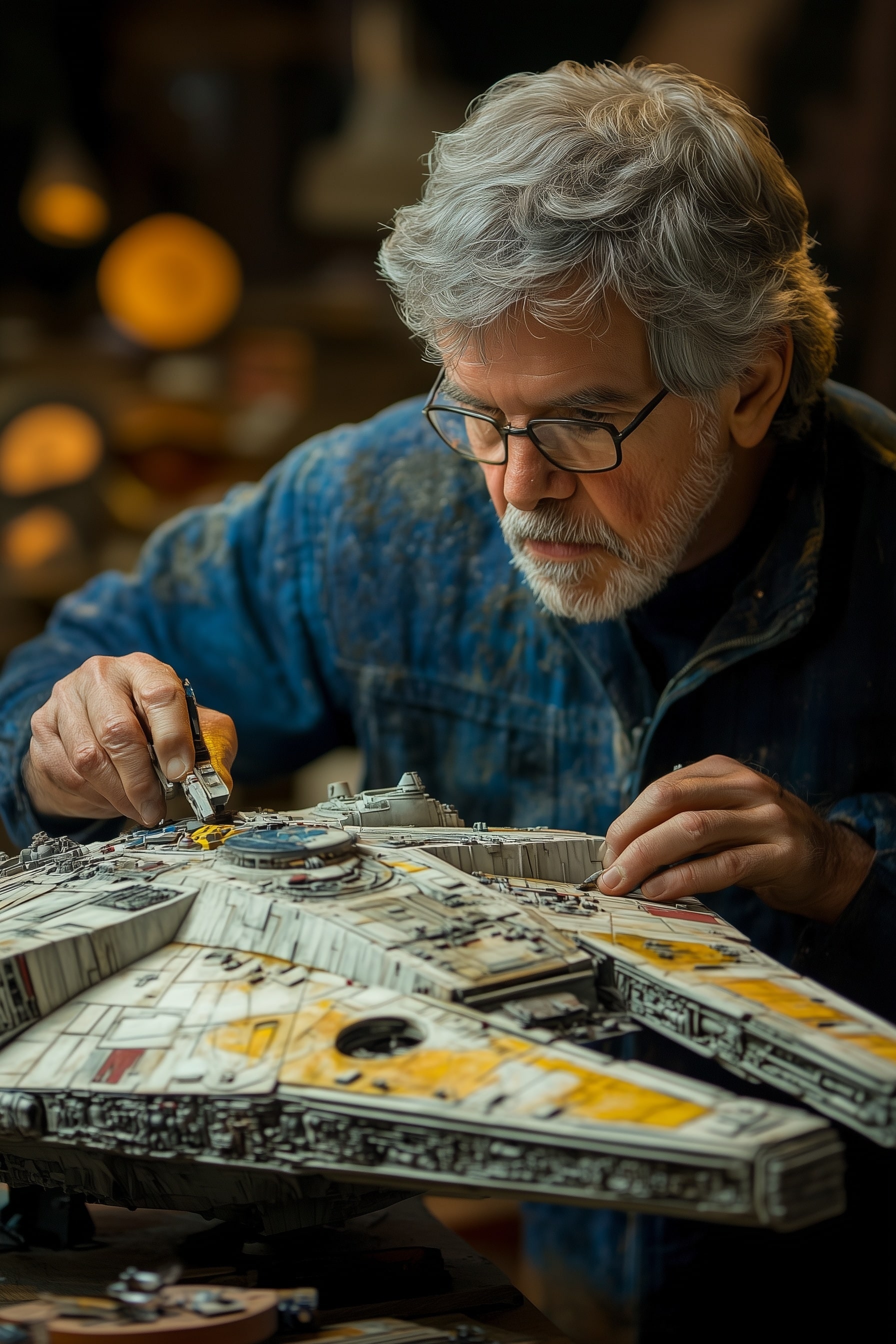 George Lucas working on "death star"